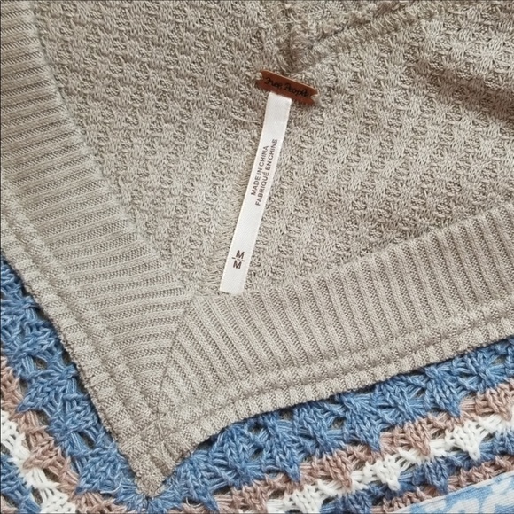 Free People Copenhagen Oversized Thermal Sweater - Picture 8 of 8